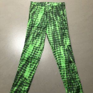 ALEXIS Neon Green Animal Print Leggings